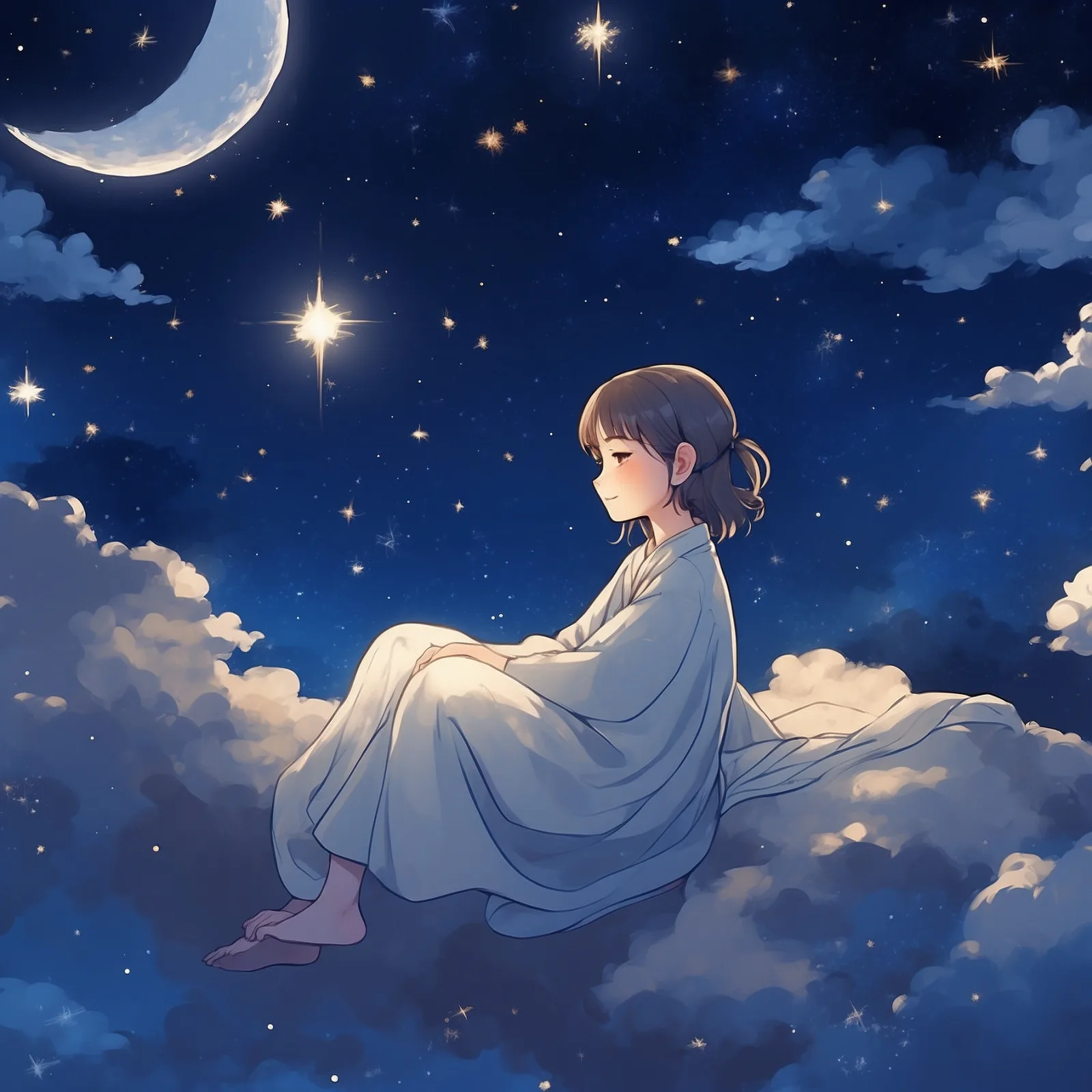 Illustration from the story The Stars in the Sky
