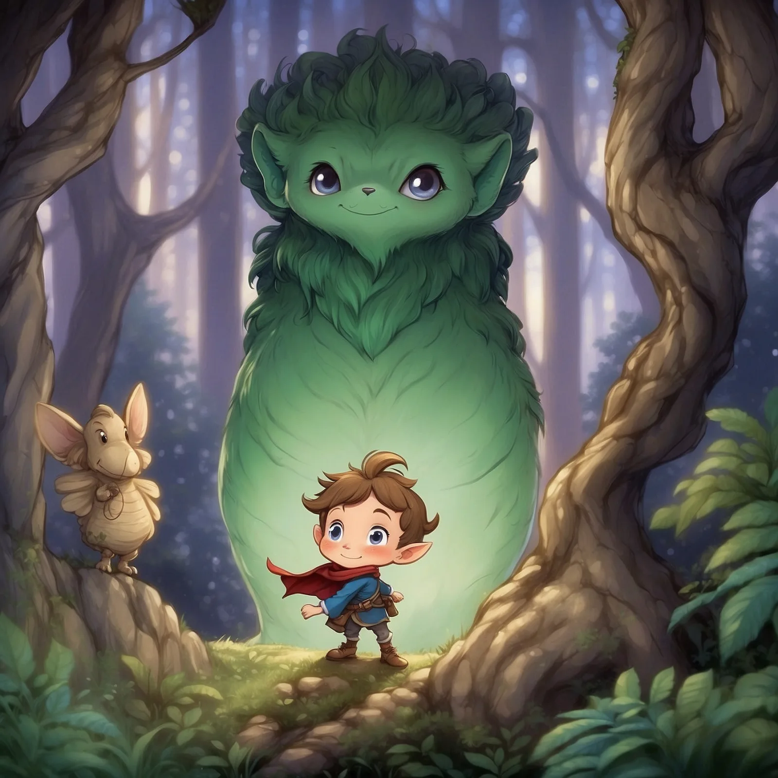 Illustration from the story The Tale of Tom Thumb