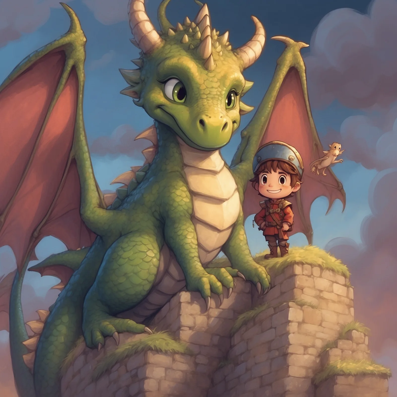 Illustration from the story The Tale of Tom Thumb