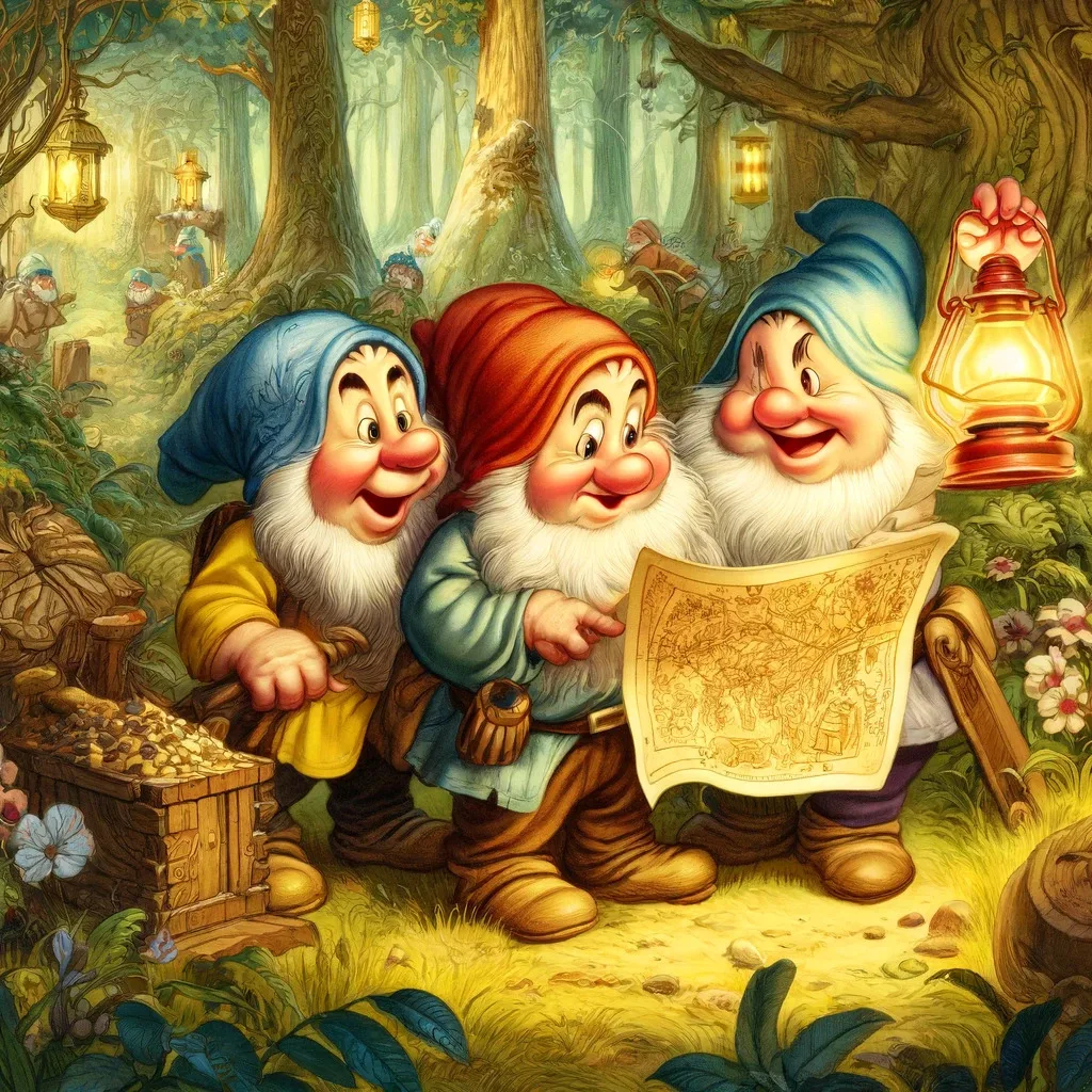 The Three Dwarfs – illustration