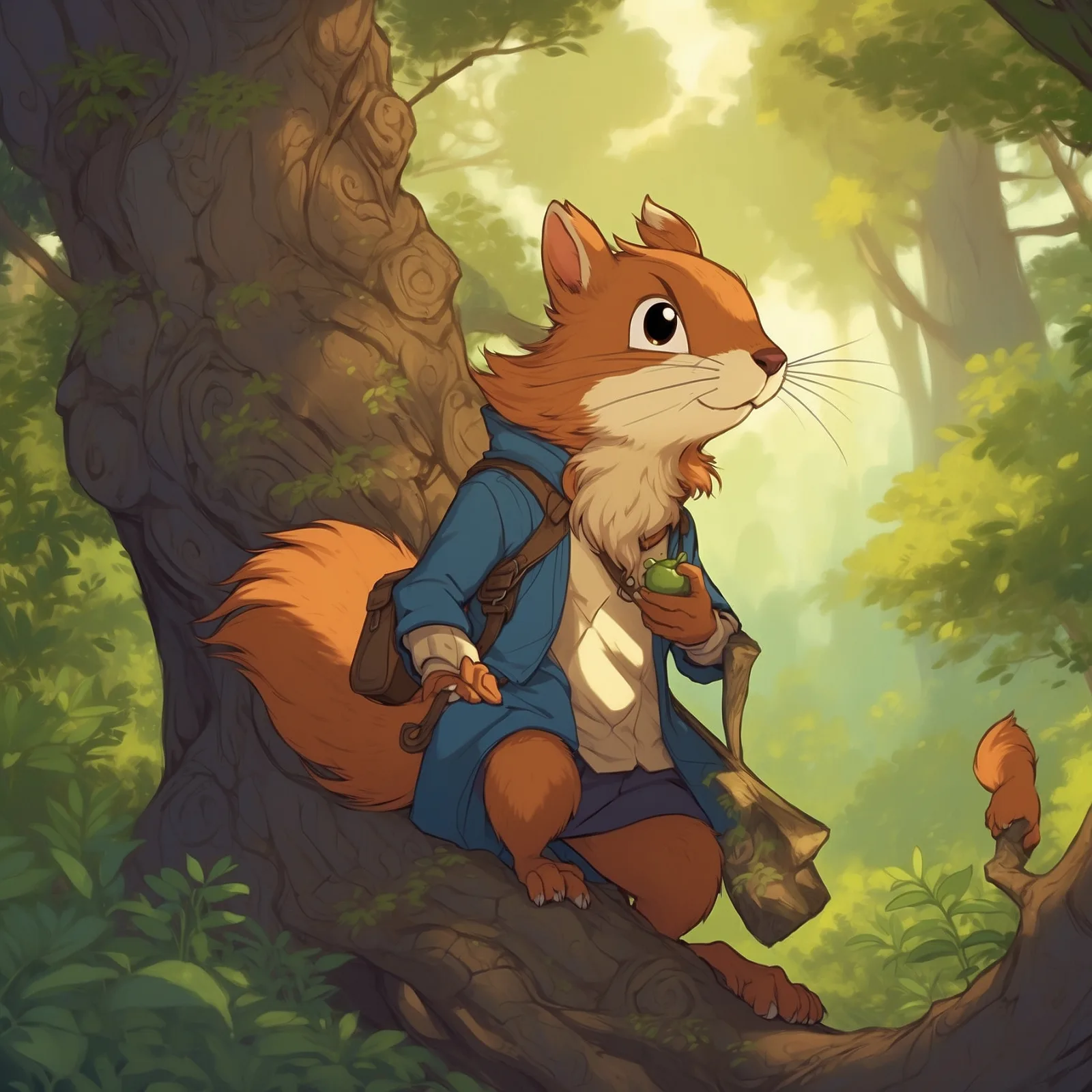 Illustration from the story The Three Golden Apples