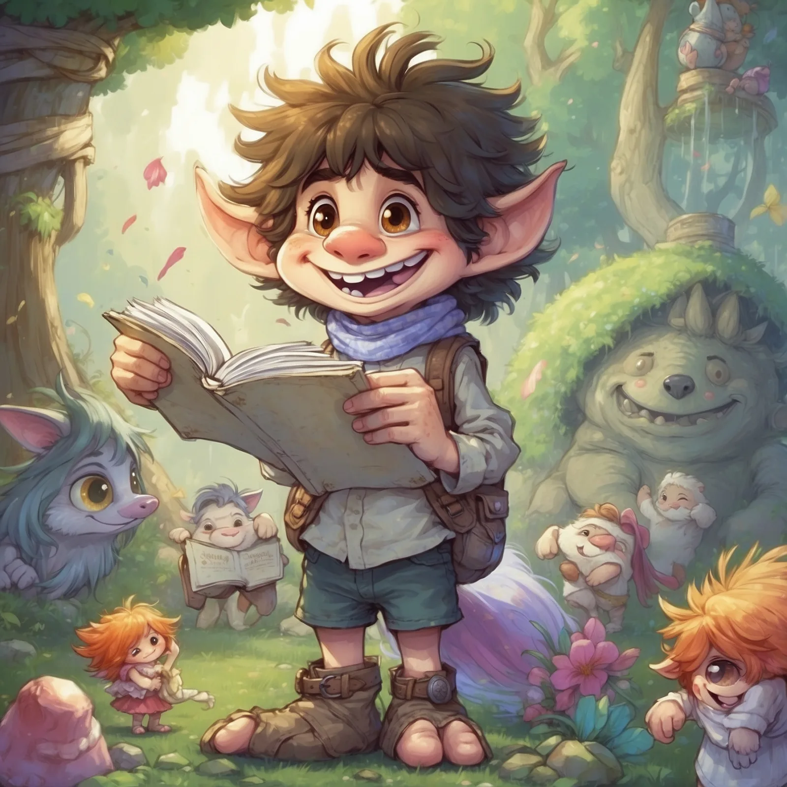 Illustration from the story The Troll Wedding