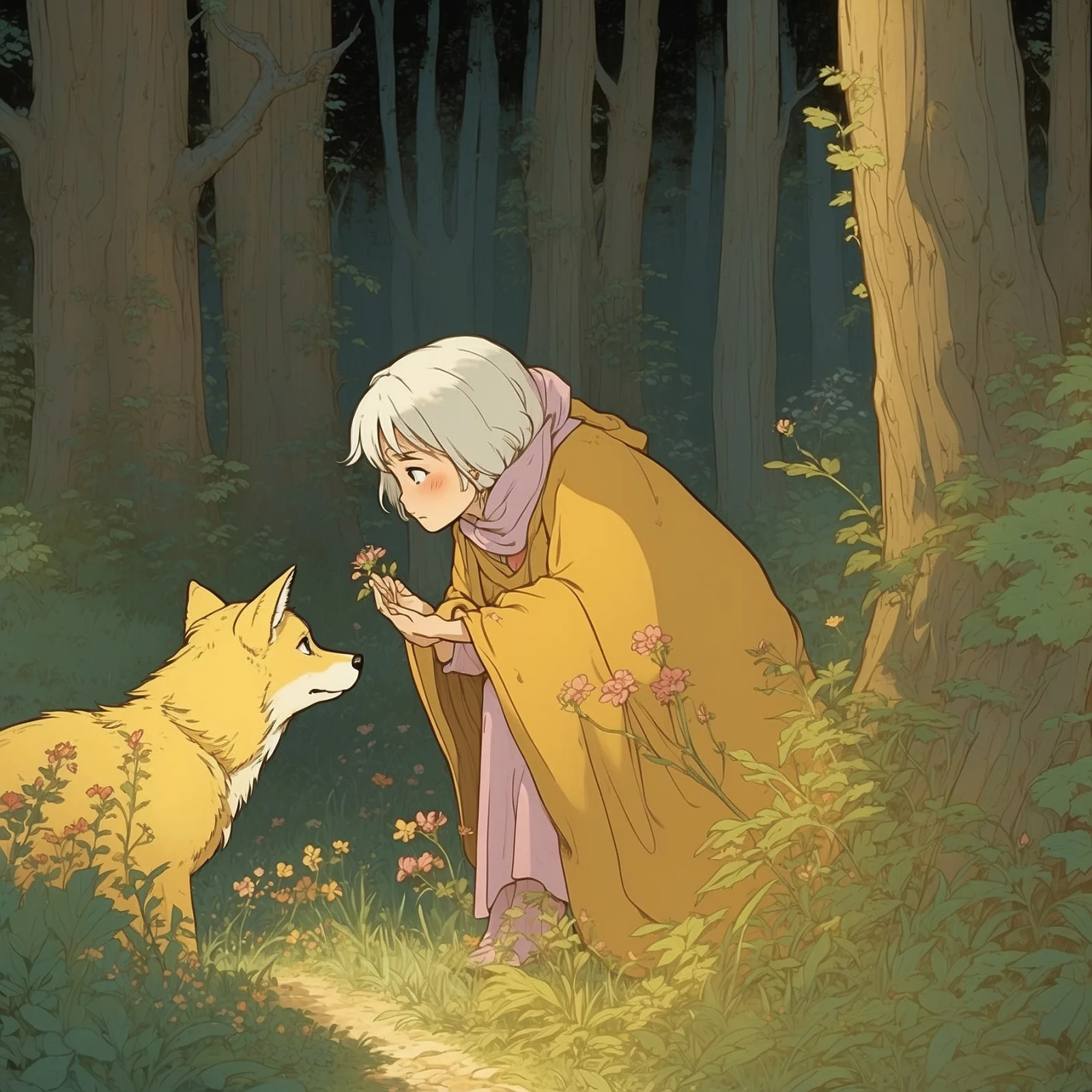 Illustration from the story The True History of Little Golden Hood