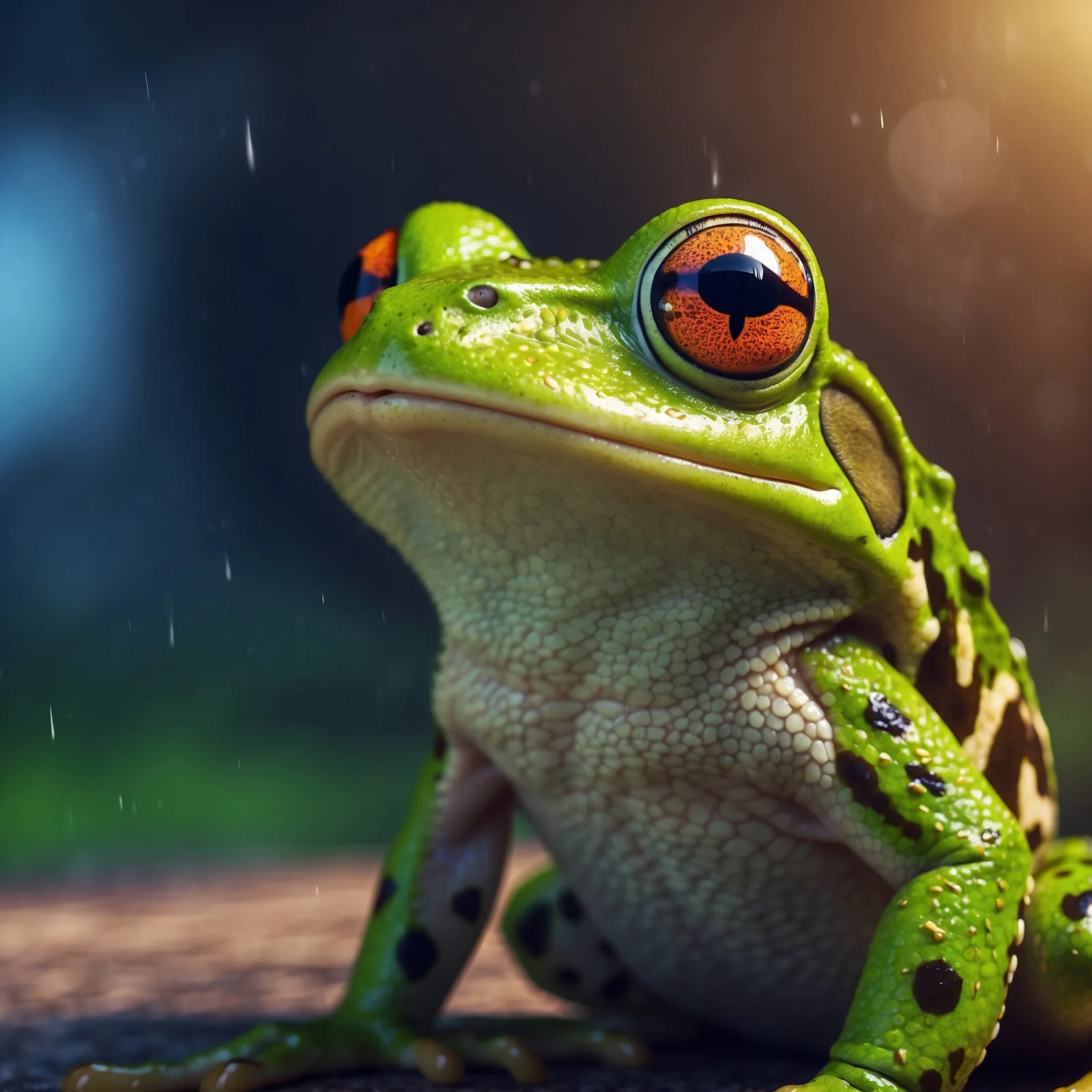 The Two Frogs – illustration