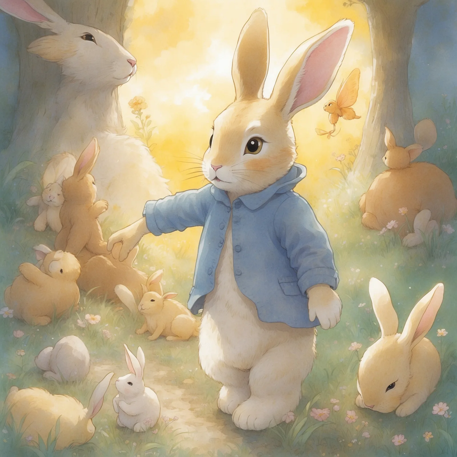 Illustration from the story The Velveteen Rabbit