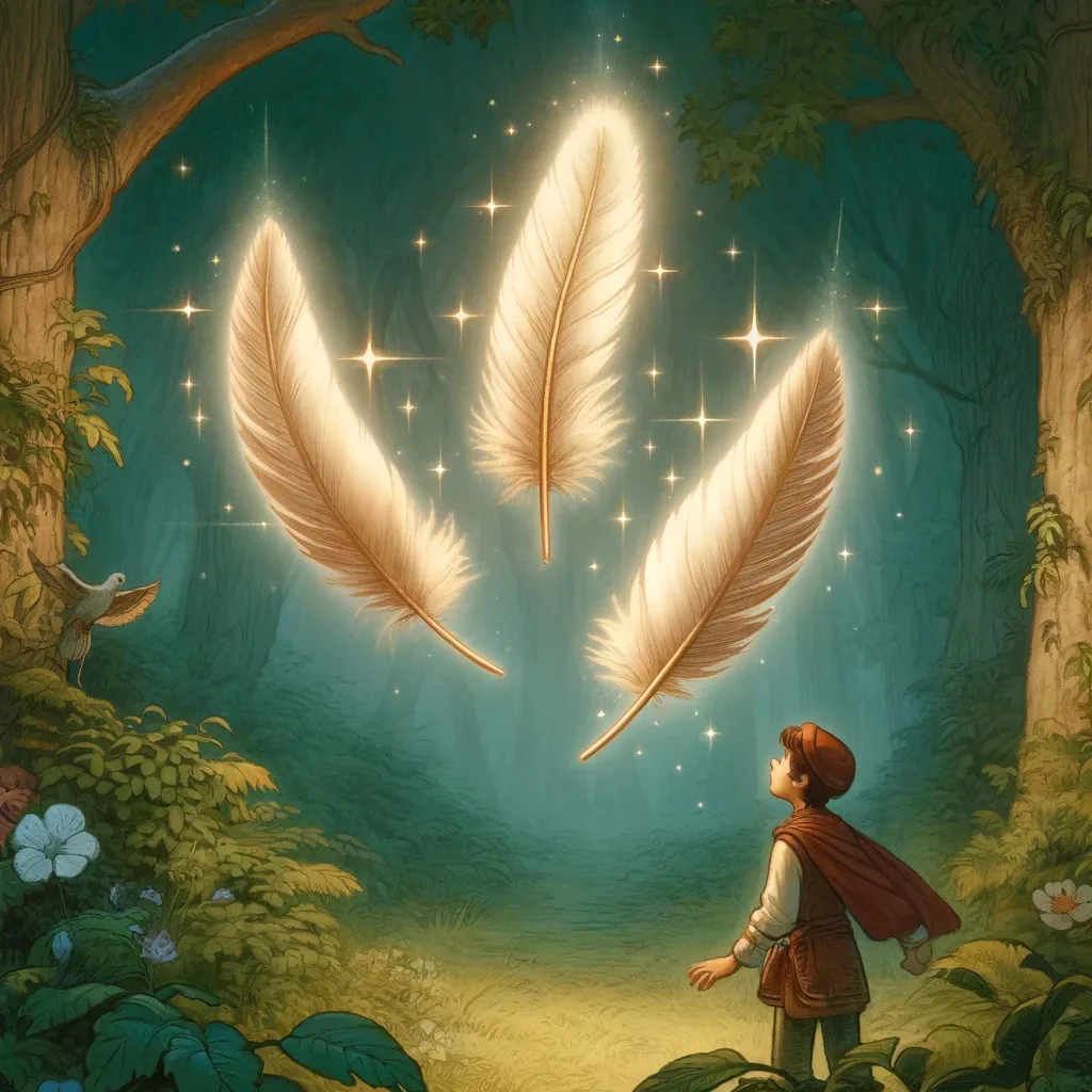 Three Feathers – illustration