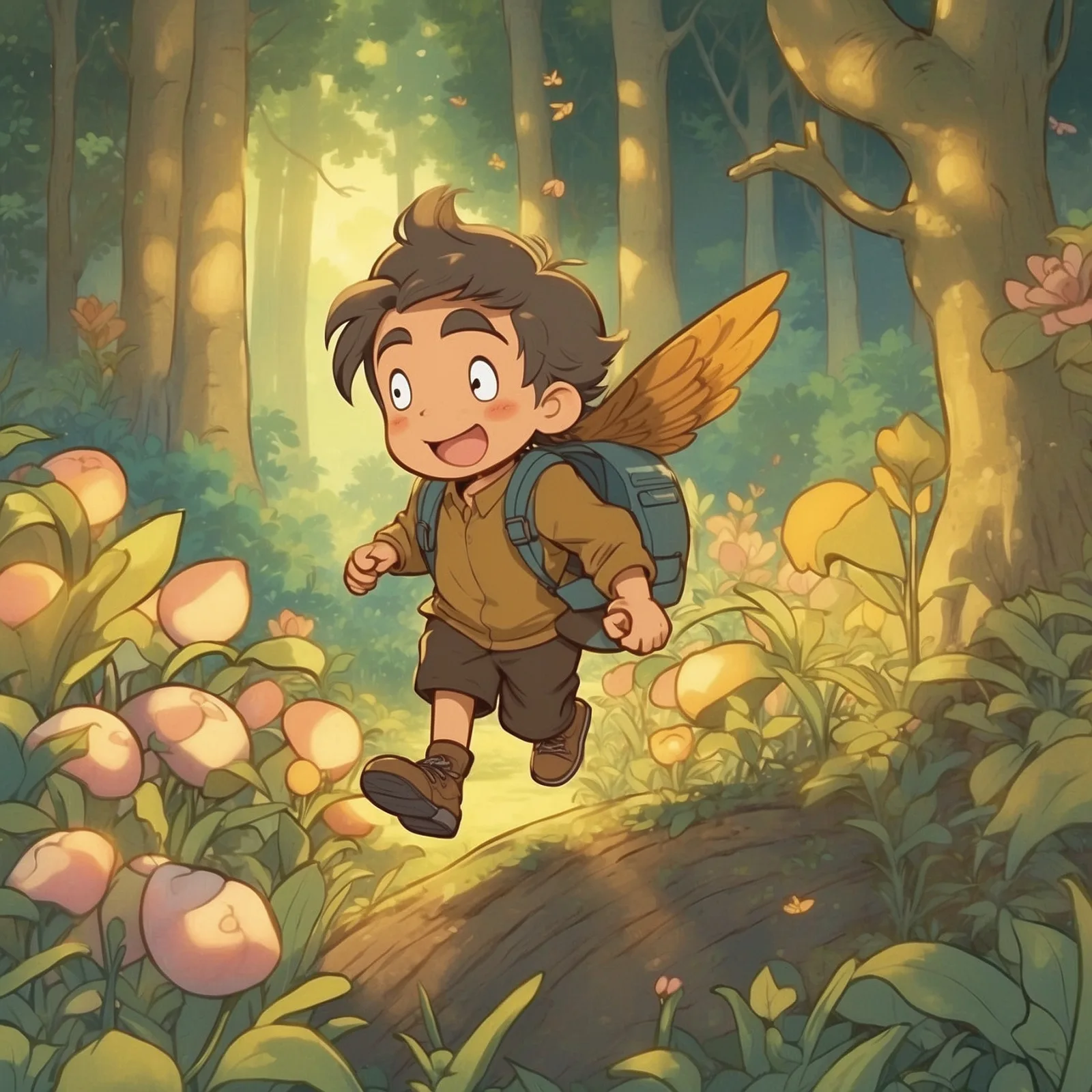 Illustration from the story Tom Tit Tot