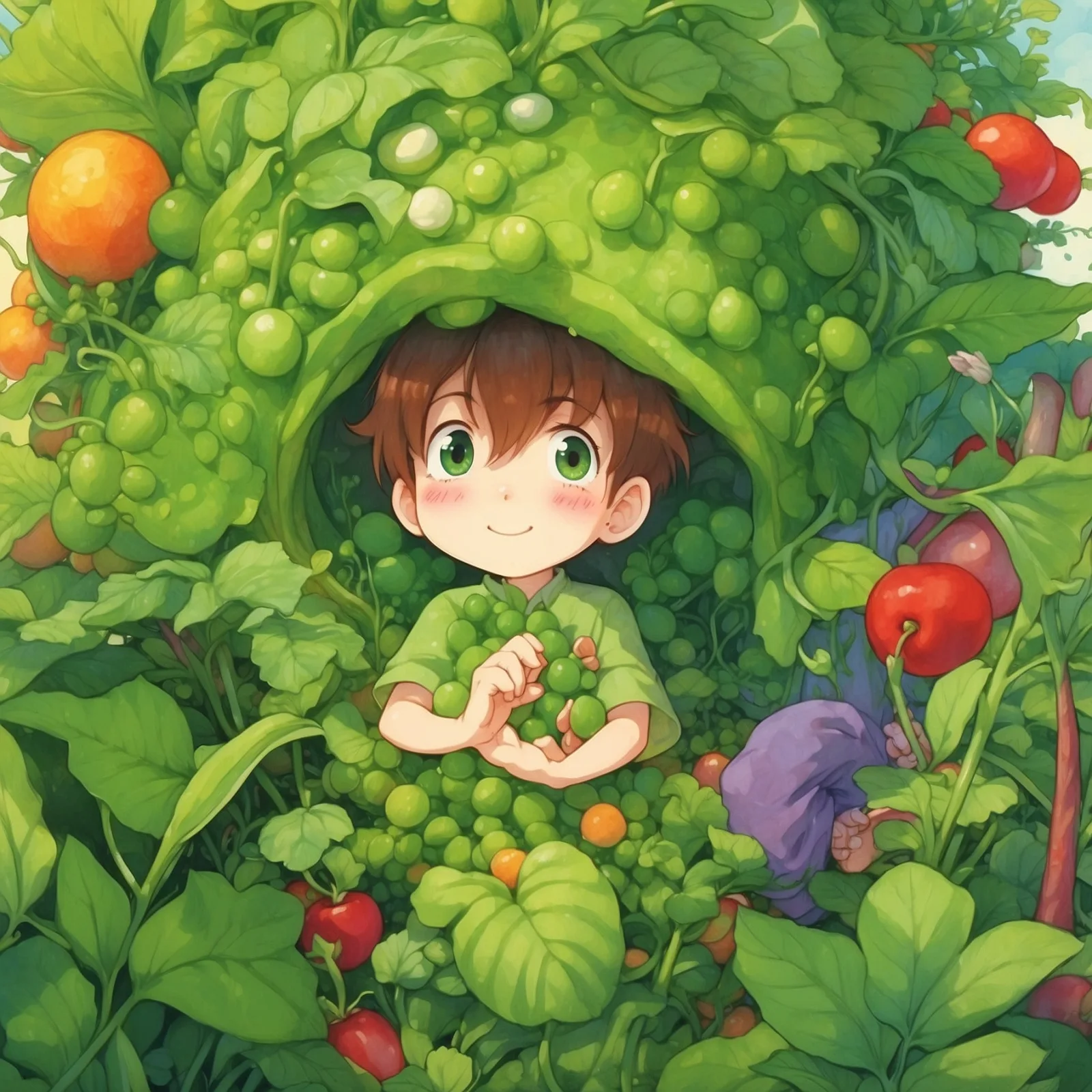 Illustration from the story Whatever Happened to the Pea?