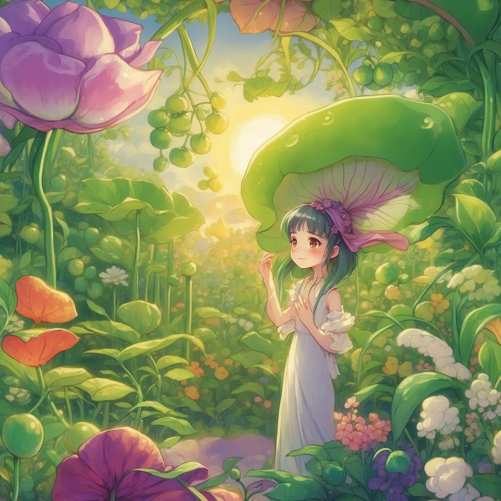 Illustration from the story Whatever Happened to the Pea?