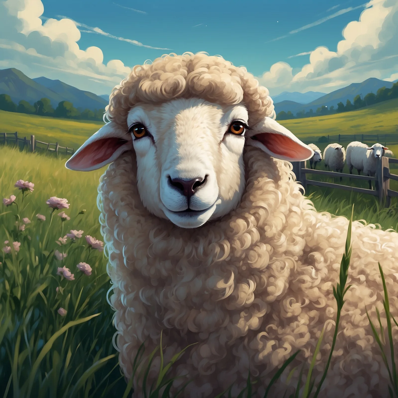 Why The Animals No Longer Fear The Sheep – illustration