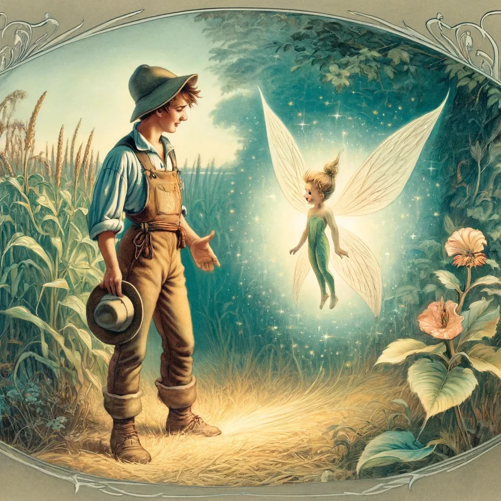 The Farmer and the Pixie – illustration