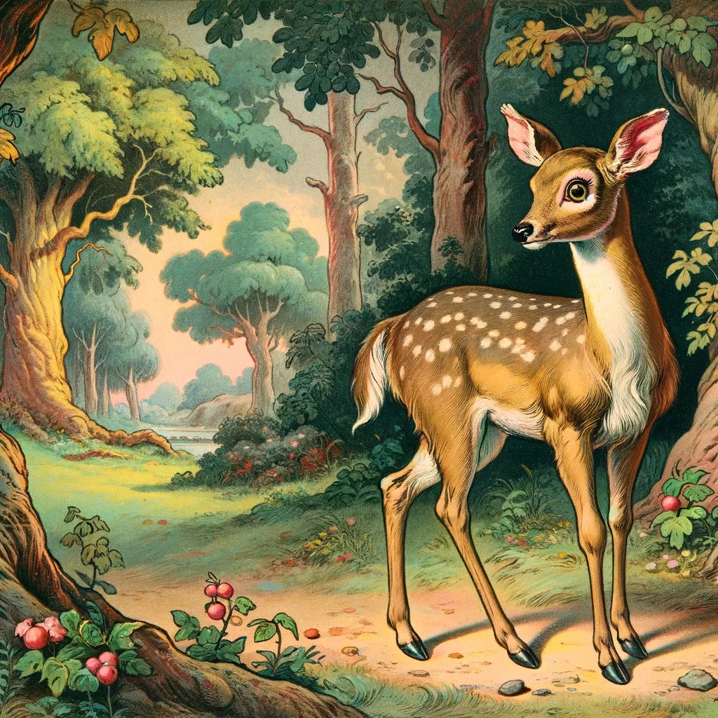 The One-Eyed Doe – illustration