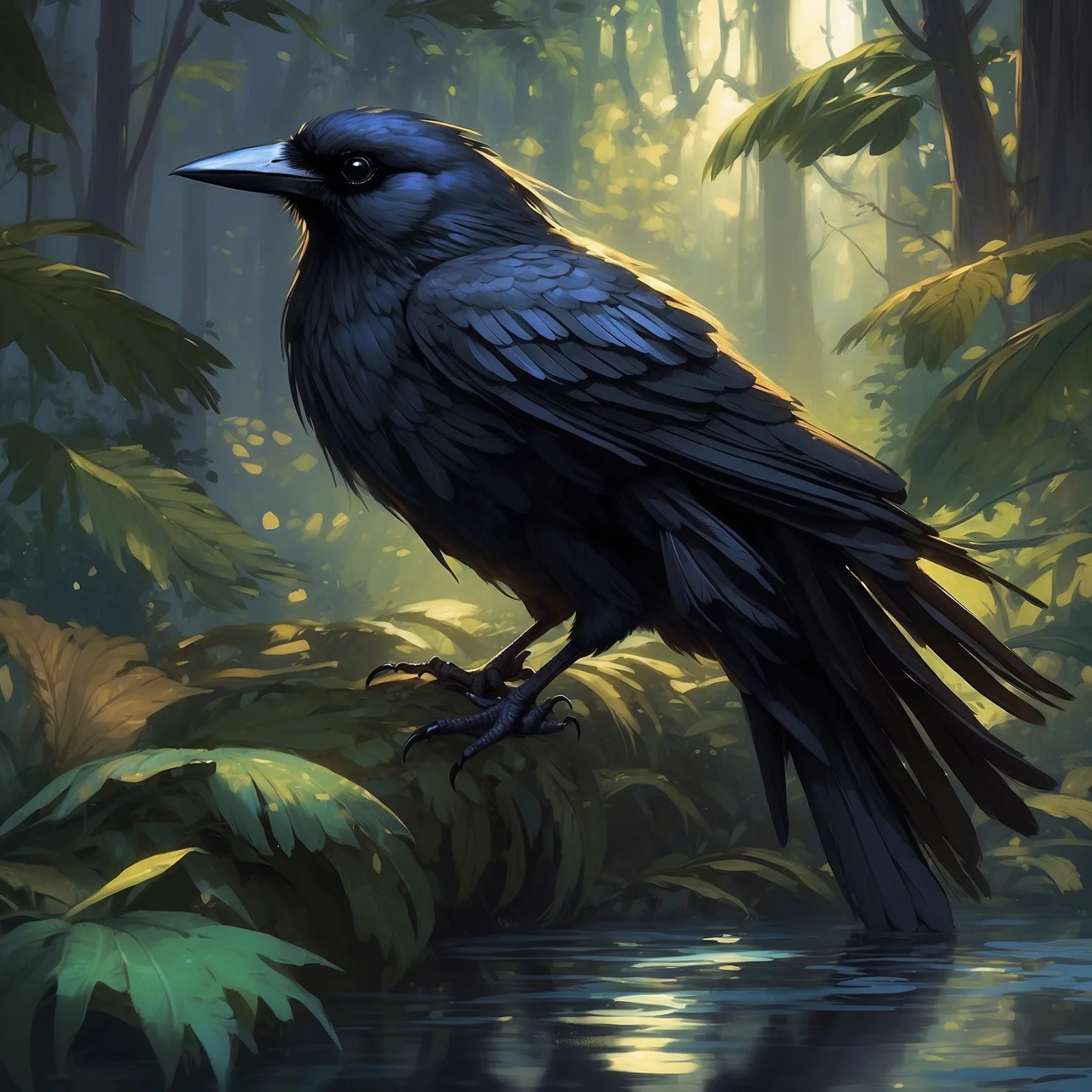 The Vain Jackdaw – illustration