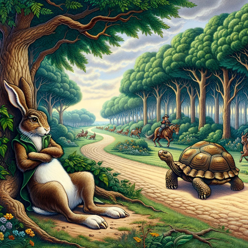 Tortoise And The Hare Story Map Cut And Paste Educational Images